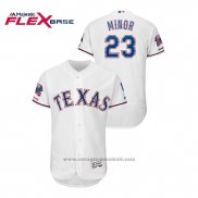 Maglia Baseball Uomo Texas Rangers Mike Minor Flex Base Autentico Collezione Bianco