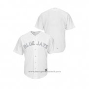 Maglia Baseball Uomo Toronto Blue Jays 2019 Players Weekend Replica Bianco1