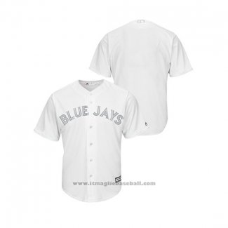 Maglia Baseball Uomo Toronto Blue Jays 2019 Players Weekend Replica Bianco1