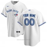 Maglia Baseball Uomo Toronto Blue Jays Personalizzate Replica Home Bianco