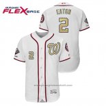 Maglia Baseball Uomo Washington Nationals Adam Eaton 2019 Gold Program Flex Base Bianco