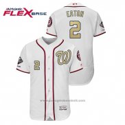 Maglia Baseball Uomo Washington Nationals Adam Eaton 2019 Gold Program Flex Base Bianco