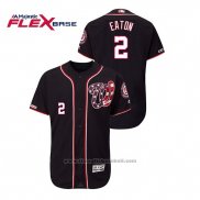 Maglia Baseball Uomo Washington Nationals Adam Eaton Autentico Flex Base Blu Rosso