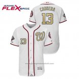 Maglia Baseball Uomo Washington Nationals Asdrubal Cabrera 2019 Gold Program Flex Base Bianco