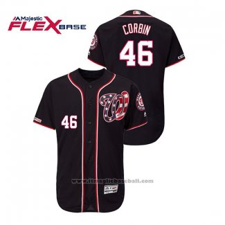 Maglia Baseball Uomo Washington Nationals Patrick Corbin Autentico Flex Base Blu Rosso