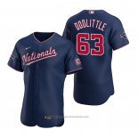 Maglia Baseball Uomo Washington Nationals Sean Doolittle Autentico Replica Blu