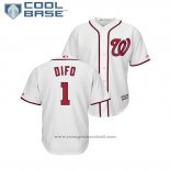 Maglia Baseball Uomo Washington Nationals Wilmer Difo Cool Base Home Bianco