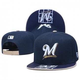 Cappellino Milwaukee Brewers Blu