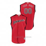 Maglia Baseball Bambino 2019 All Star American League Workout Personalizzate Rosso