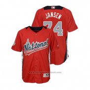 Maglia Baseball Bambino All Star Kenley Jansen 2018 Home Run Derby National League Rosso