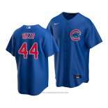 Maglia Baseball Bambino Chicago Cubs Anthony Rizzo Replica Alternato 2020 Blu