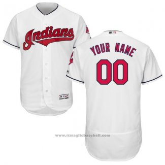 Maglia Baseball Bambino Cleveland Indians Personalizzate Bianco