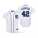 Maglia Baseball Bambino Detroit Tigers Jackie Robinson Replica Primera Bianco