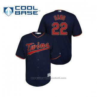 Maglia Baseball Bambino Minnesota Twins Miguel Sano Cool Base Alternato Blu