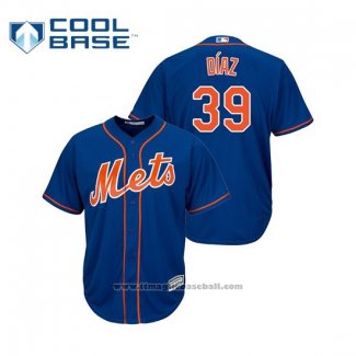 Maglia Baseball Bambino New York Mets Edwin Diaz Cool Base Alternato Blu