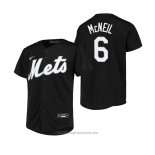 Maglia Baseball Bambino New York Mets Jeff Mcneil Replica Nero