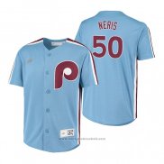 Maglia Baseball Bambino Philadelphia Phillies Hector Neris Cooperstown Collection Road Blu