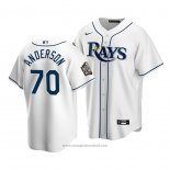 Maglia Baseball Bambino Tampa Bay Rays Nick Anderson 2020 Primera Replica Bianco