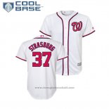 Maglia Baseball Bambino Washington Nationals Stephen Strasburg Cool Base Home Bianco