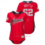 Maglia Baseball Donna All Star Sean Doolittle 2018 Home Run Derby National League Rosso