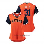 Maglia Baseball Donna Houston Astros Collin Mchugh 2018 LLWS Players Weekend Mu Q Orange