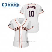 Maglia Baseball Donna Houston Astros Yuli Gurriel 2019 World Series Bound Cool Base Bianco