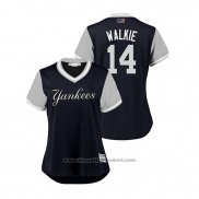 Maglia Baseball Donna New York Yankees Neil Walker 2018 LLWS Players Weekend Walkie Blu