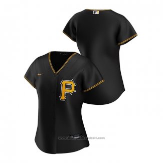 Maglia Baseball Donna Pittsburgh Pirates Replica 2020 Alternato Nero