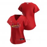 Maglia Baseball Donna St. Louis Cardinals Replica 2020 Alternato Rosso
