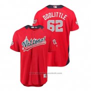 Maglia Baseball Uomo All Star Washington Nationals Sean Doolittle 2018 Home Run Derby National League Rosso