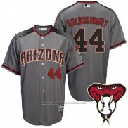 Maglia Baseball Uomo Arizona Diamondbacks 44 Paul Goldschmidt Grigio2