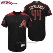 Maglia Baseball Uomo Arizona Diamondbacks 44 Paul Goldschmidt Nero Rosso Alternato Flex Base