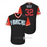 Maglia Baseball Uomo Arizona Diamondbacks Clay Buchholz 2018 LLWS Players Weekend Buck Nero