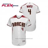 Maglia Baseball Uomo Arizona Diamondbacks Ketel Marte Autentico Flex Base Bianco Rosso