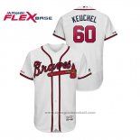 Maglia Baseball Uomo Atlanta Braves Dallas Keuchel Flex Base Autentico Collezione Home Bianco