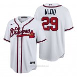 Maglia Baseball Uomo Atlanta Braves Felipe Alou Hispanic Heritage Autentico Bianco