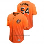 Maglia Baseball Uomo Baltimore Orioles Andrew Cashner Fade Autentico Arancione