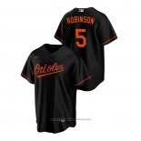 Maglia Baseball Uomo Baltimore Orioles Brooks Robinson Replica Alternato Nero