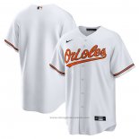 Maglia Baseball Uomo Baltimore Orioles Home Blank Replica Bianco