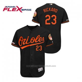 Maglia Baseball Uomo Baltimore Orioles Joey Rickard 150 Anniversario Autentico Flex Base Nero