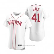 Maglia Baseball Uomo Boston Red Sox Chris Sale Autentico 2020 Alternato Bianco