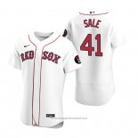 Maglia Baseball Uomo Boston Red Sox Chris Sale Autentico Bianco2