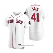 Maglia Baseball Uomo Boston Red Sox Chris Sale Autentico Bianco2