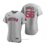 Maglia Baseball Uomo Boston Red Sox Hansel Robles Autentico Road Grigio