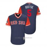 Maglia Baseball Uomo Boston Red Sox Ian Kinsler 2018 LLWS Players Weekend Bootsie Blu