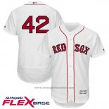 Maglia Baseball Uomo Boston Red Sox Jackie Robinson Bianco Flex Base