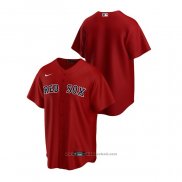 Maglia Baseball Uomo Boston Red Sox Replica Alternato Rosso