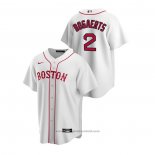 Maglia Baseball Uomo Boston Red Sox Xander Bogaerts Replica Alternato Bianco