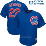 Maglia Baseball Uomo Chicago Cubs 22 Jason Heyward Autentico Collection Cool Base