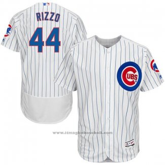 Maglia Baseball Uomo Chicago Cubs 44 Anthony Rizzo Autentico Collection Flex Base Base Bianco